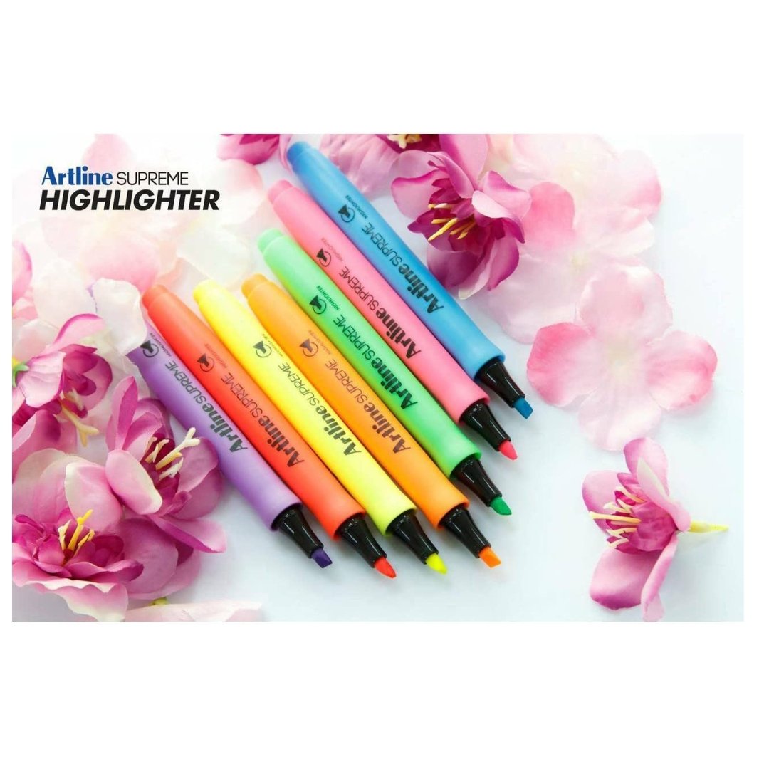 Artline Superme Assoorted Highlighter-8 Pcs