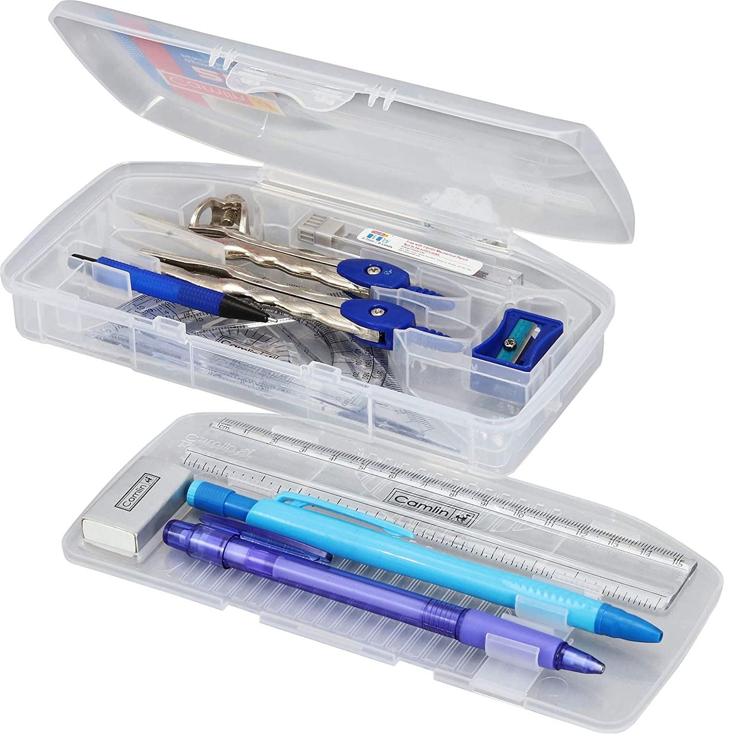 Camlin 2 in 1 Geometry and Pencil Box Set