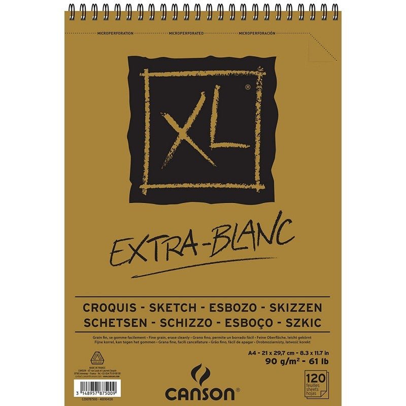 Canson XL Extra-Blanc Sketch Book