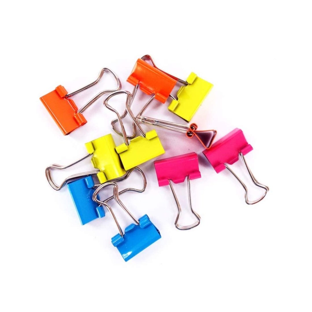 Deli Clip Binders Assorted Colors