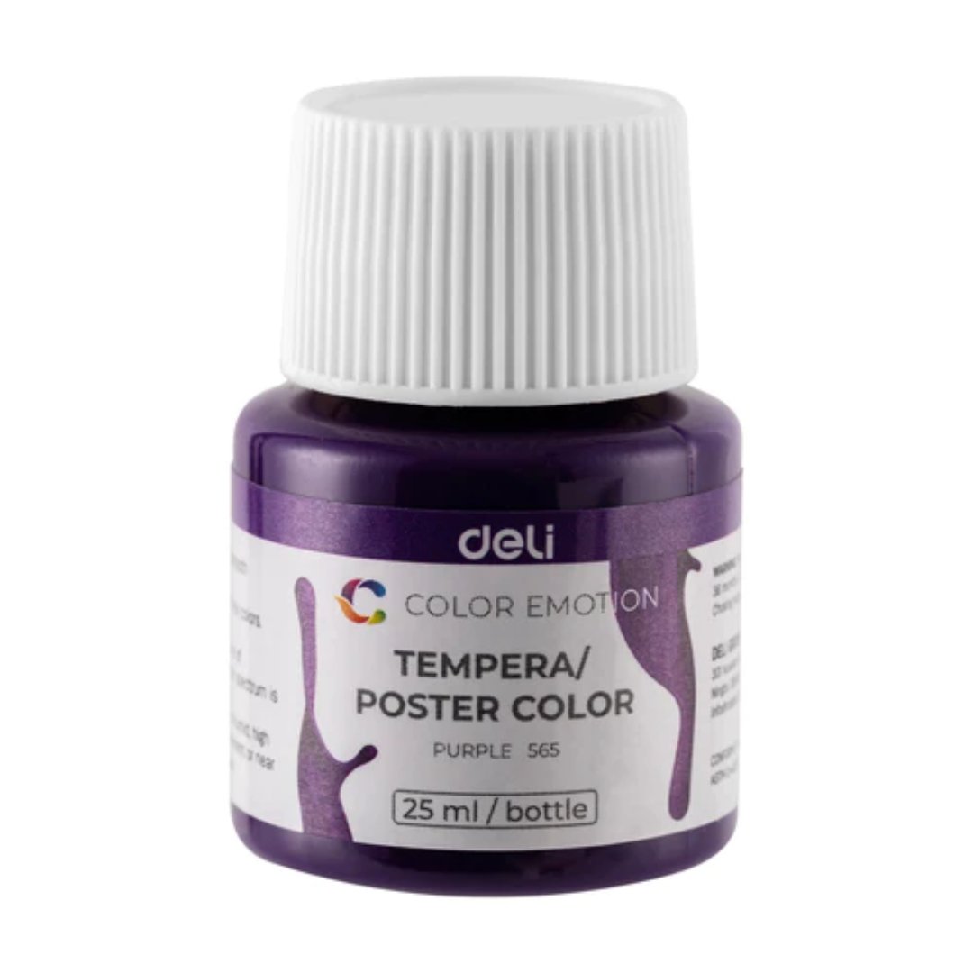 Deli WC14-12 Color Emotion Tempera Poster Color Gouache Set of 12