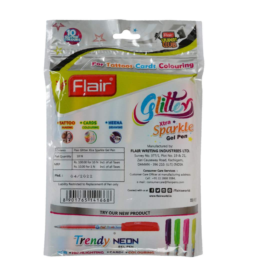Flair Glitter Xtra Gel Pen