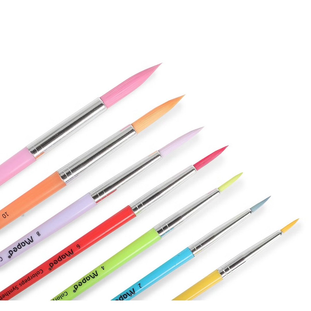 Maped Plastic Handle Sythetic 7 Round Brush