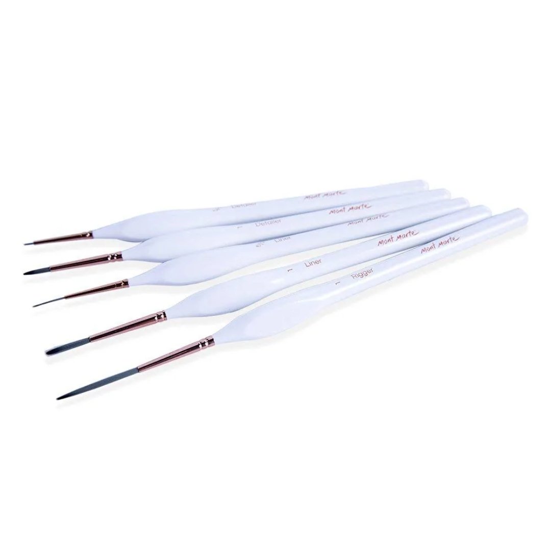 Mont Marte Detail Brush Set Pack Of 5