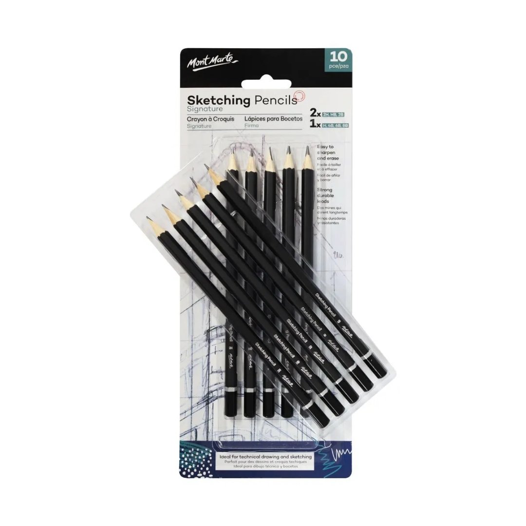 Mont Marte Sketching Pencils Set of 10*