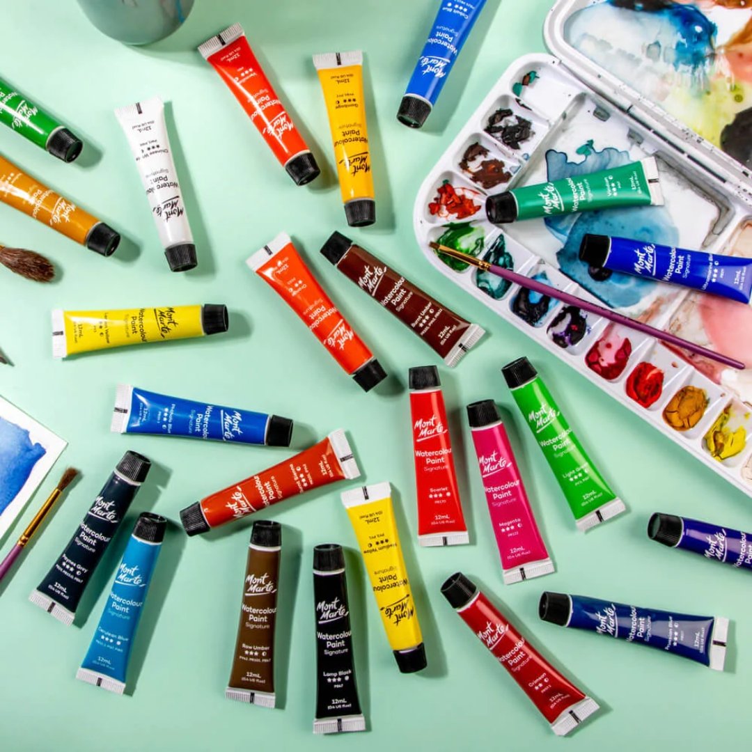 Mont Marte Watercolor Paints Pack Of 24