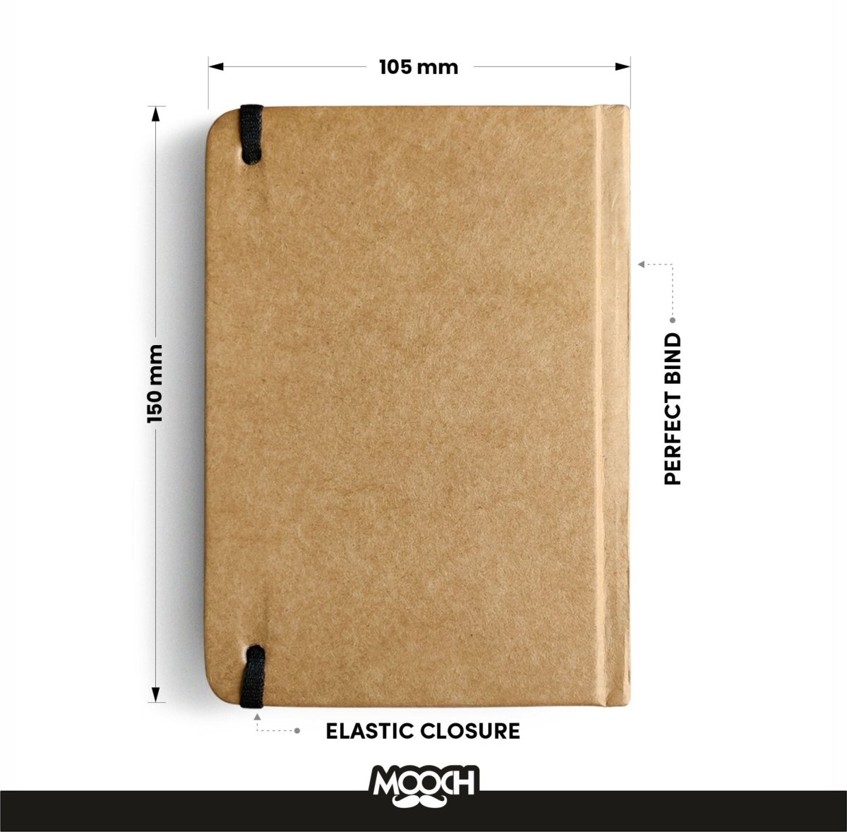 Mooch My Bed Side Book Khaki Paper A6