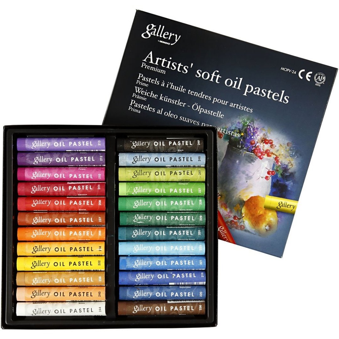Mungyo Gallery Artist Soft Oil Pastel - 24 Shades