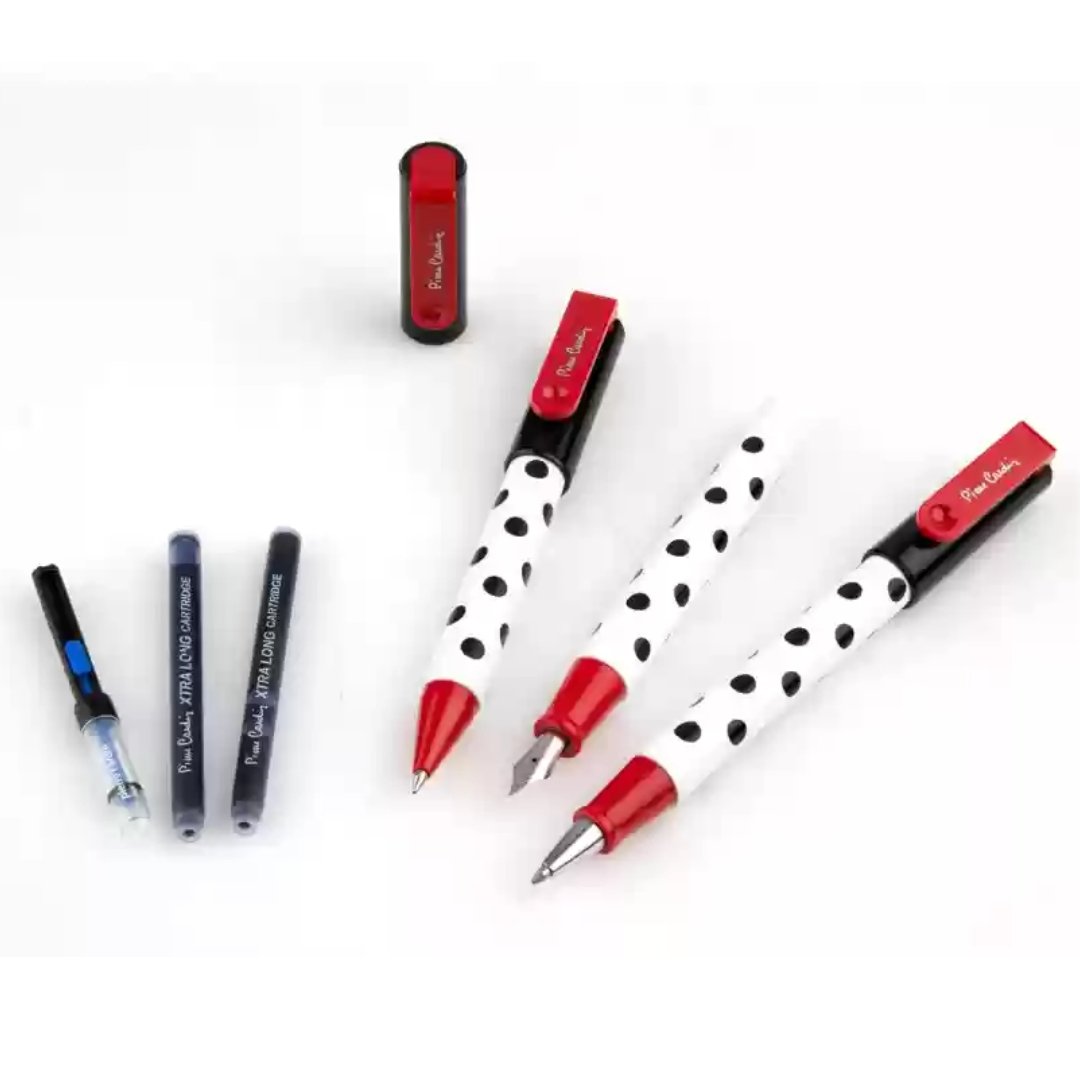 Pierre Cardin Hollywood Set Of Fountain Pen, Ball Pen & Roller Pen
