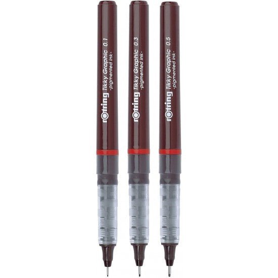 Rotring Graphic 3-Piece Fineliner Pen Set