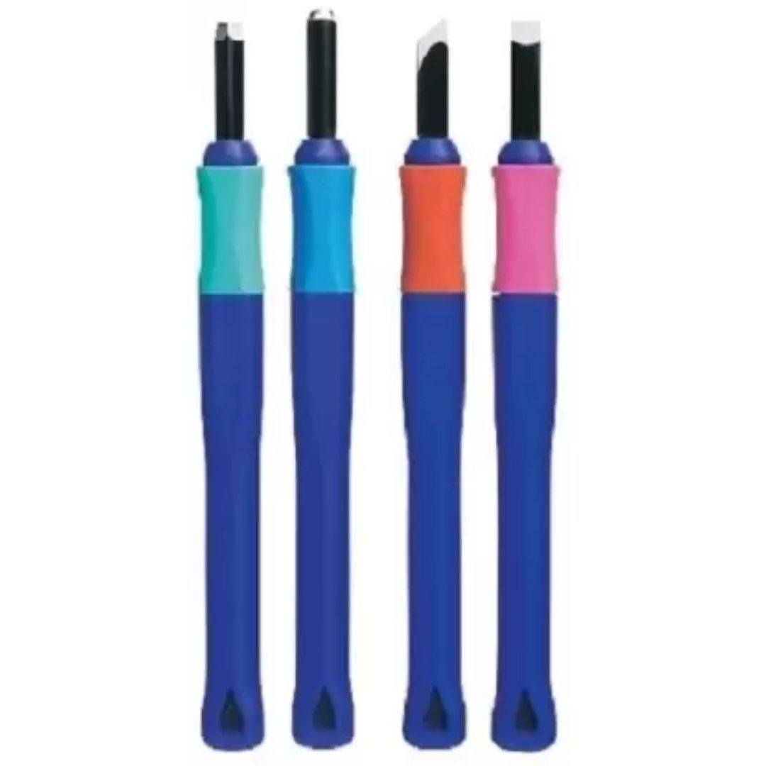 Sakura Carving Tools with Rubber Grip (Assorted Colour)