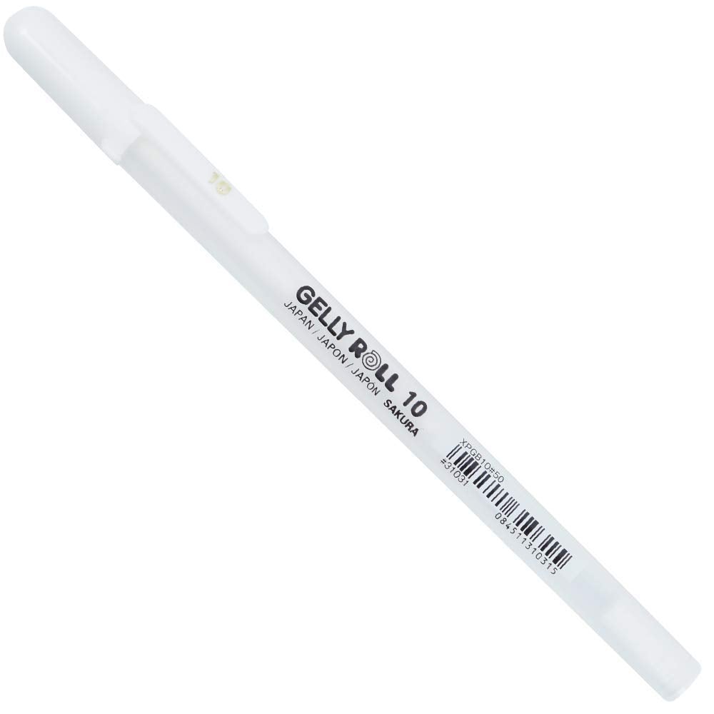 Sakura Gelly Roll Classic 10 White Gel Pen Pen - Main Image