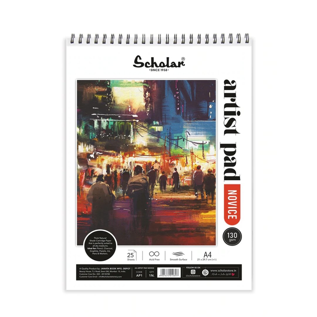 Scholar A4 Artist Pad Novice