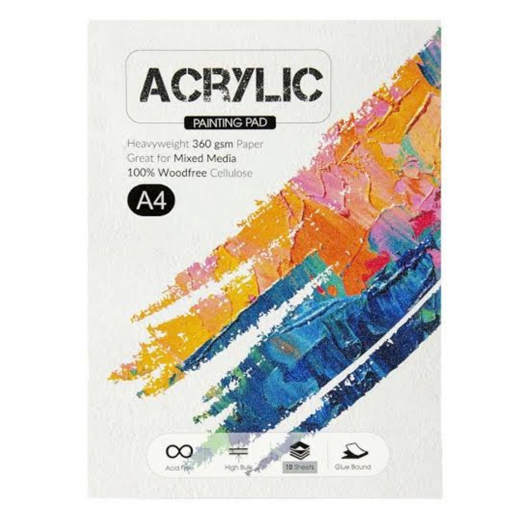 Scholar Acrylic Painting Pad A4