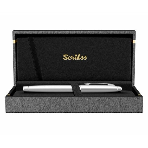 Scrikss Noble Matt Chrome Fountain Pen