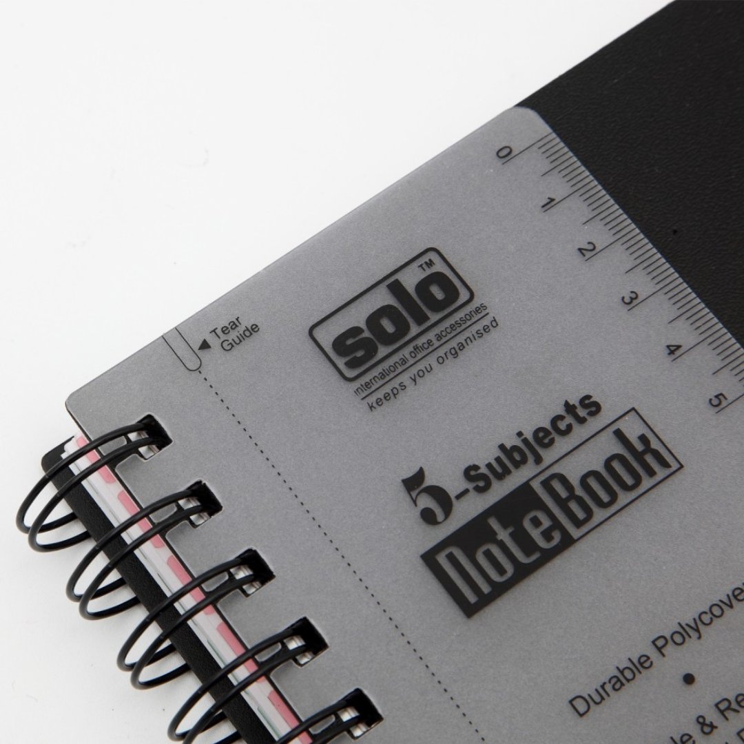 Solo 5 Subject Notebook B5