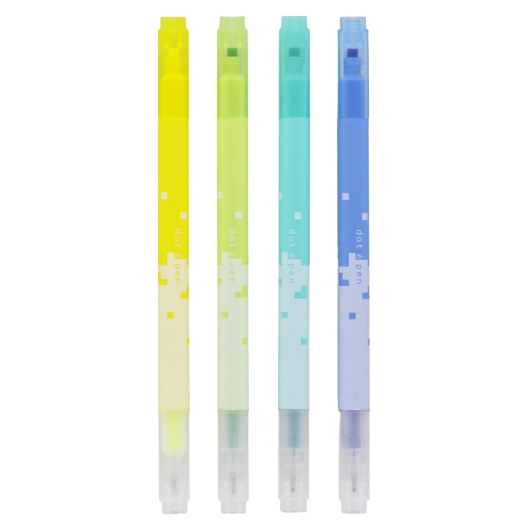 Sun Star Dot Square Pen Pack Of 4