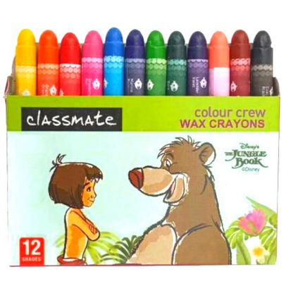Classmate Colour Crew Wax Crayons