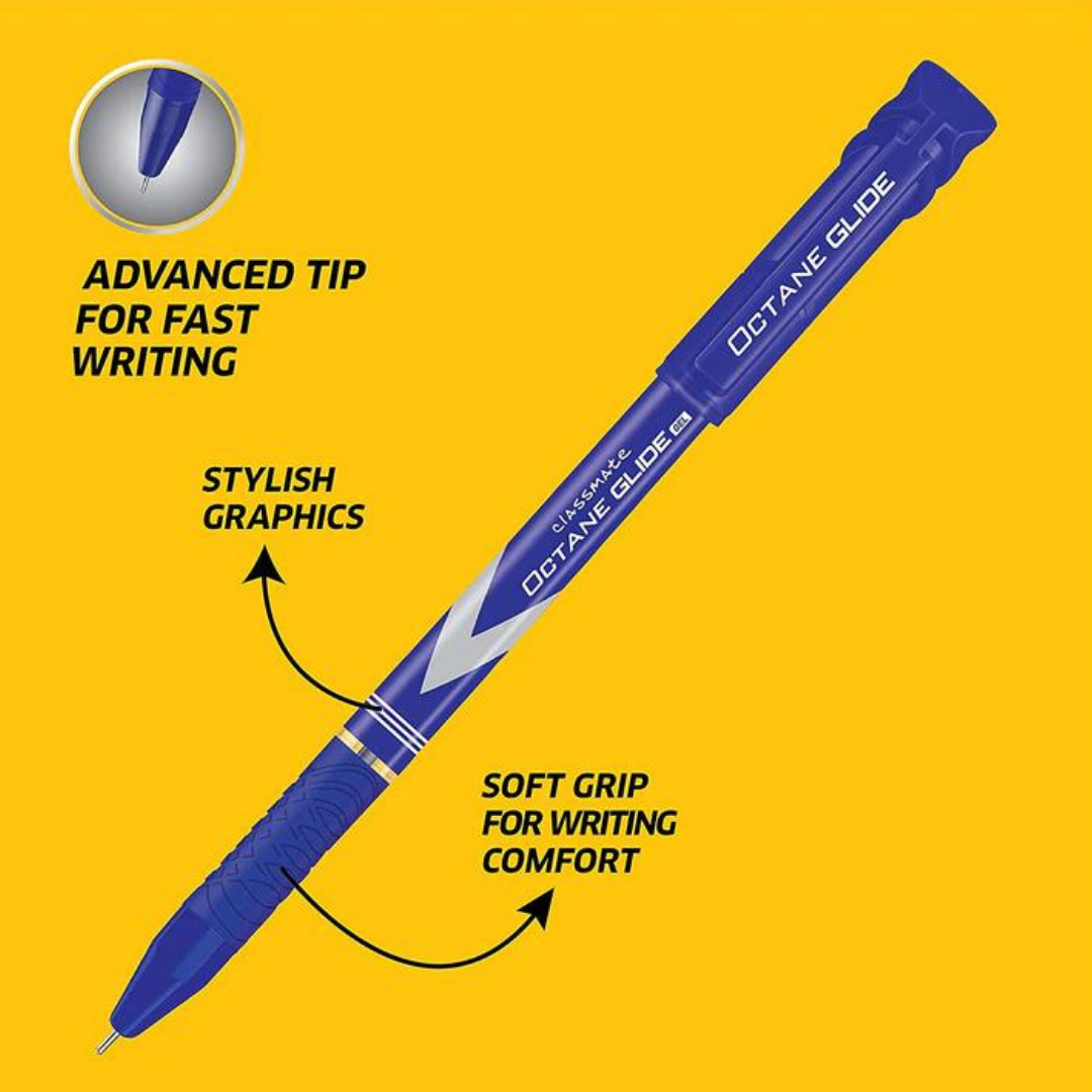 Classmate Octane Glide Gel Pen 0.6mm (Pack Of 2)