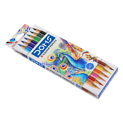Doms Bi Colour Pencils Super Soft Pack Of 24