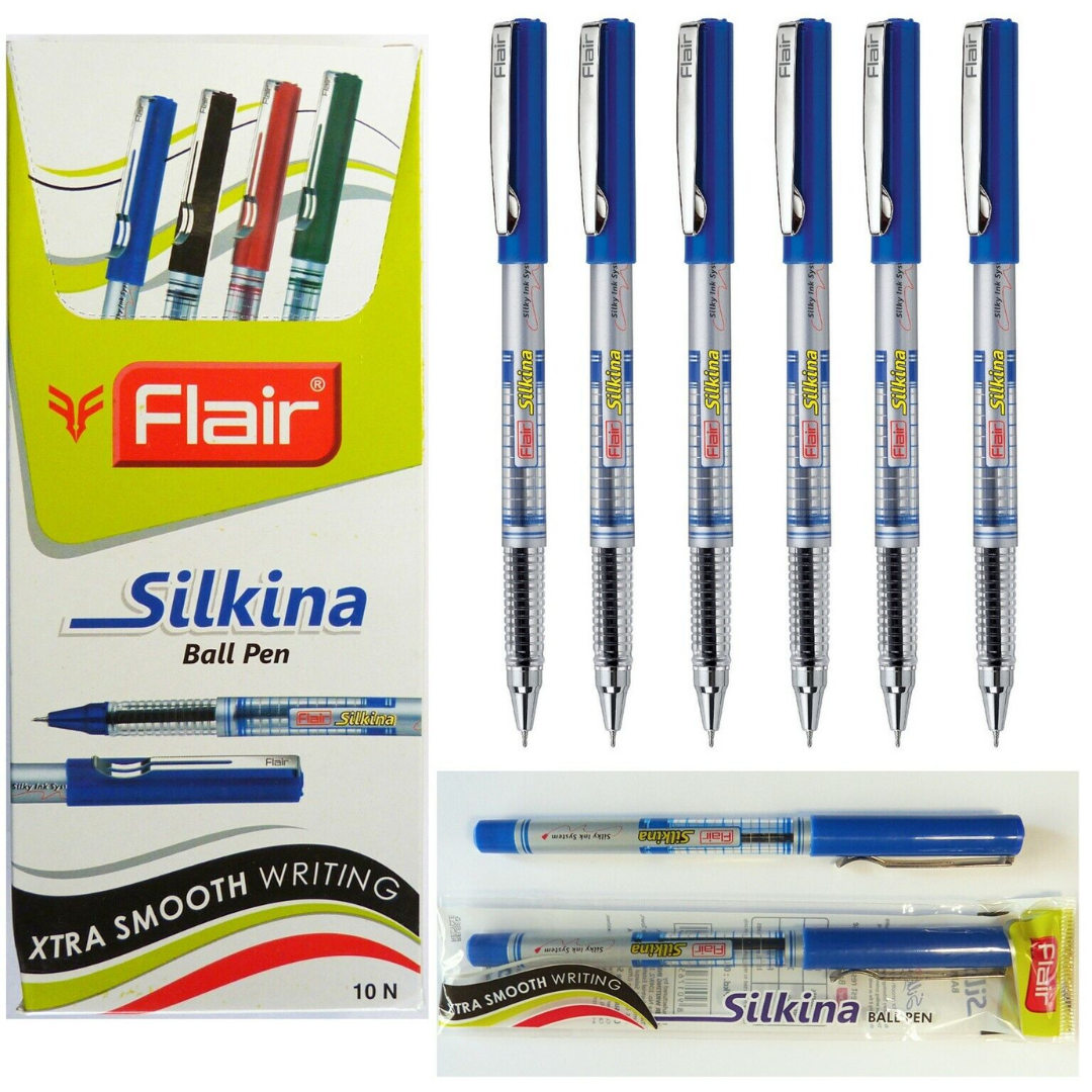 Flair Silkina Ball Pens Pack Of 10
