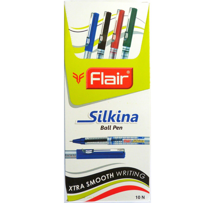 Flair Silkina Ball Pens Pack Of 10
