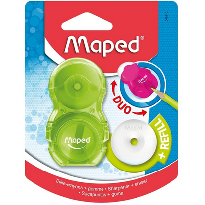 Maped Loopy Translucent Duo Eraser and Sharpener