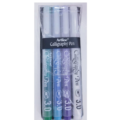 Artline Calligraphy Pastel Pen- Set of 4