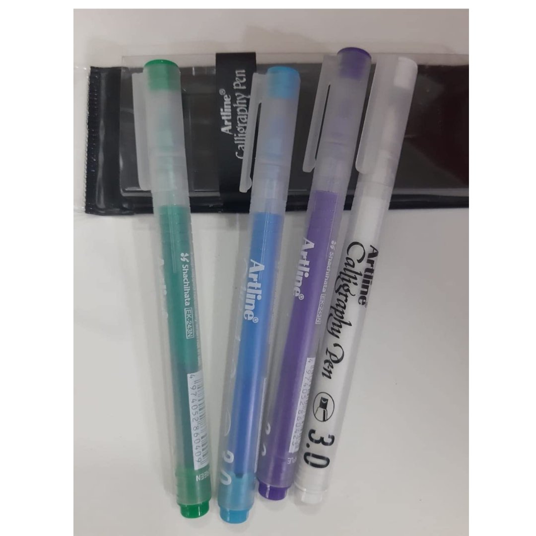 Artline Calligraphy Pastel Pen- Set of 4