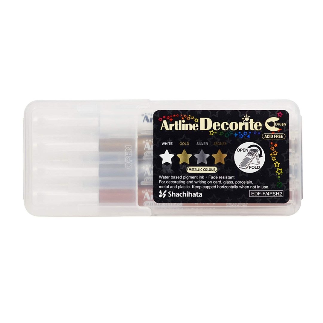 Artline Decorite Metallic Brush Marker