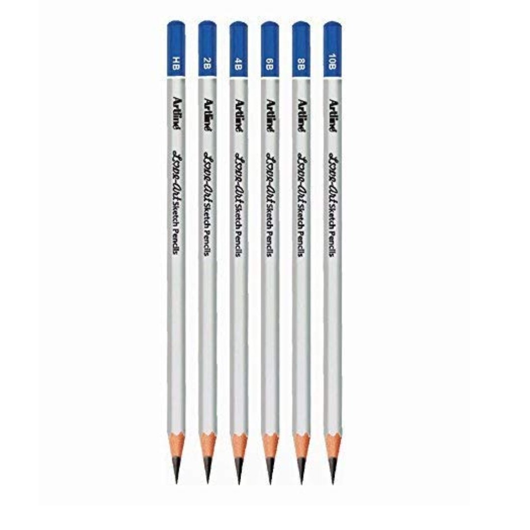 Artline Love Art Sketch Pencil-Set Of 6