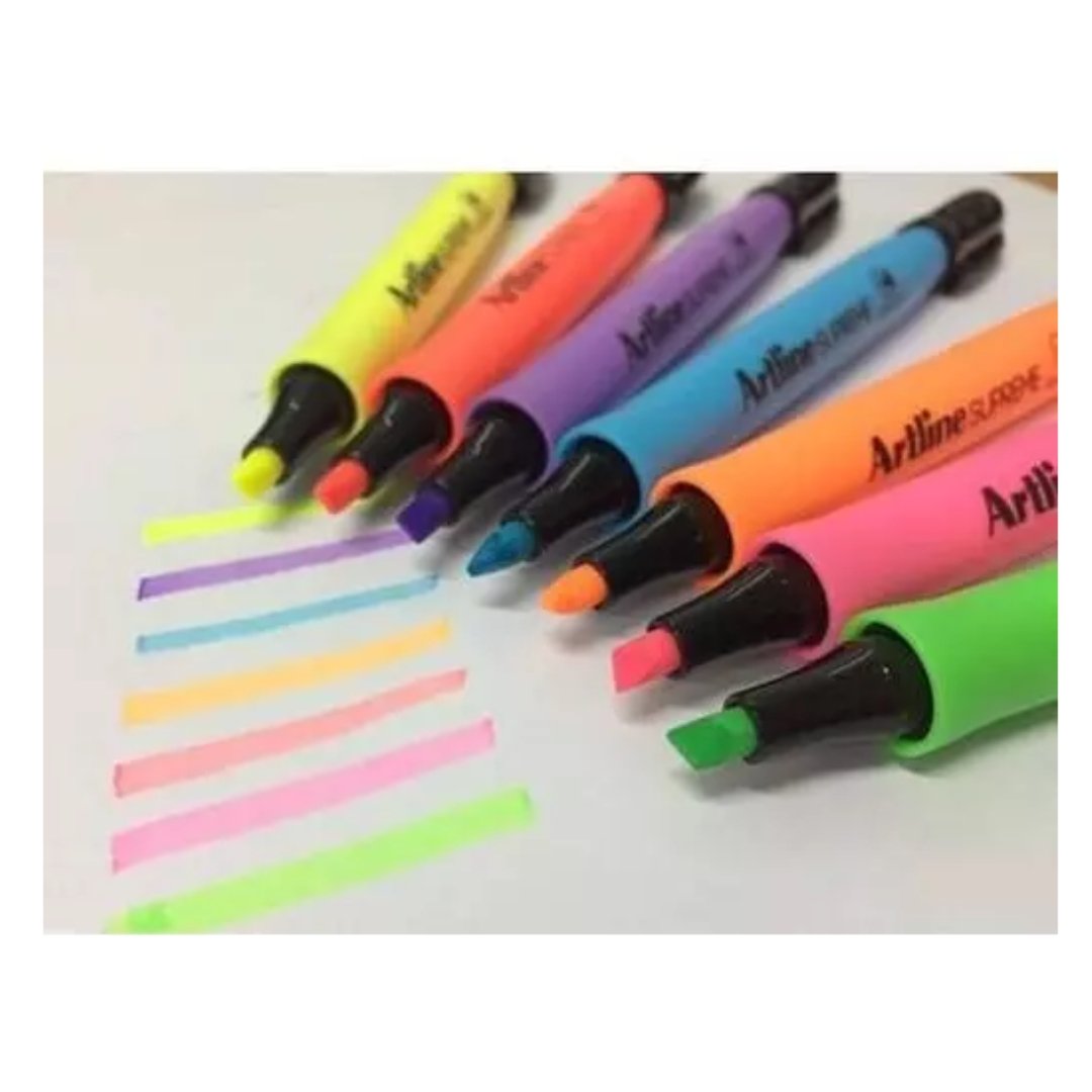 Artline Superme Assoorted Highlighter-8 Pcs