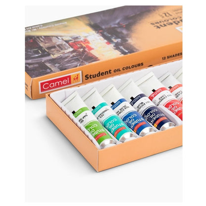 Camel Students Oil Colours-Assorted Shades 12
