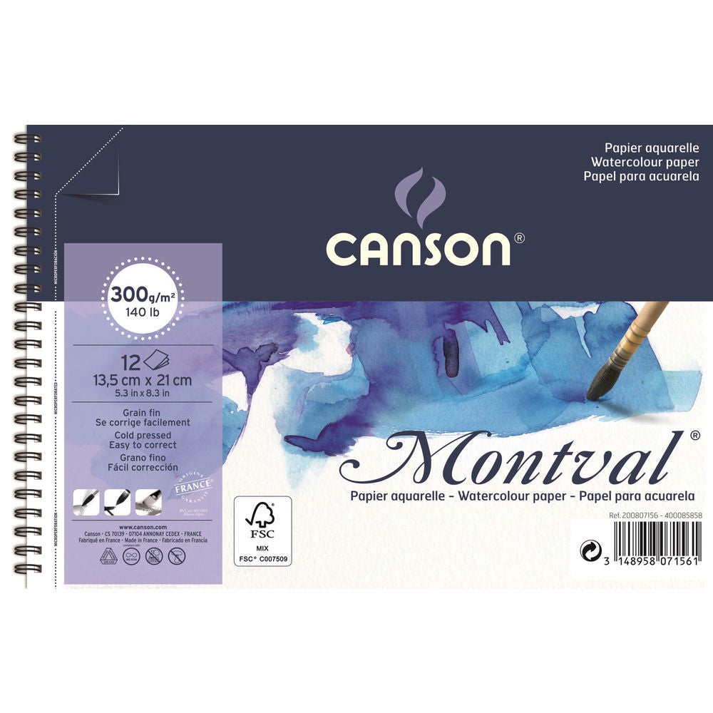 Canson Montval Fine Grain Water Colour Cold Pressed