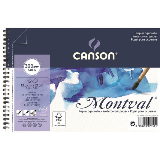 Canson Montval Fine Grain Water Colour Cold Pressed