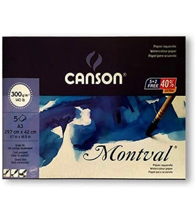 Canson Montval Watercolor Paper 300GSM