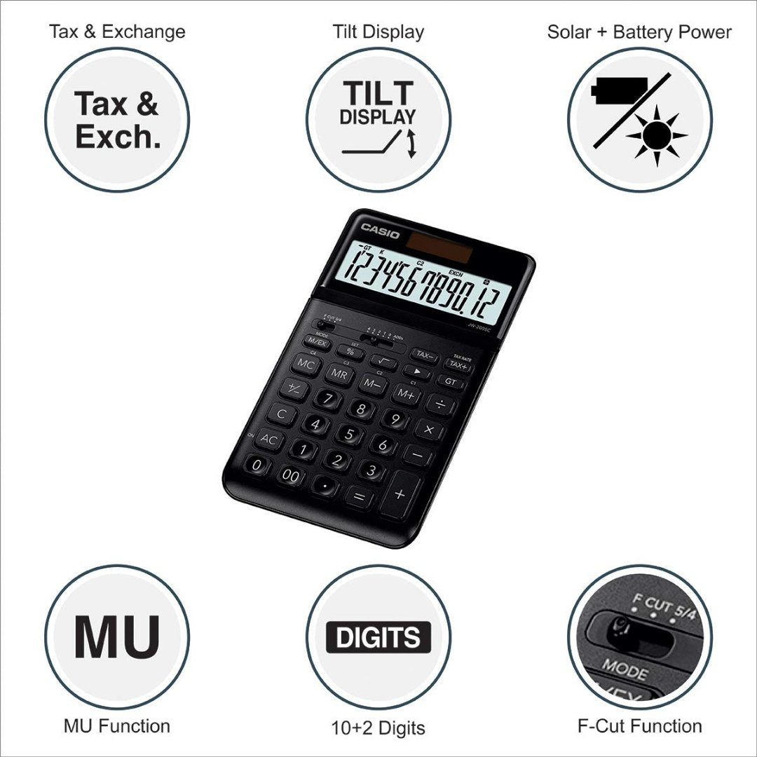 Casio Premium & Stylish Calculator (Black)