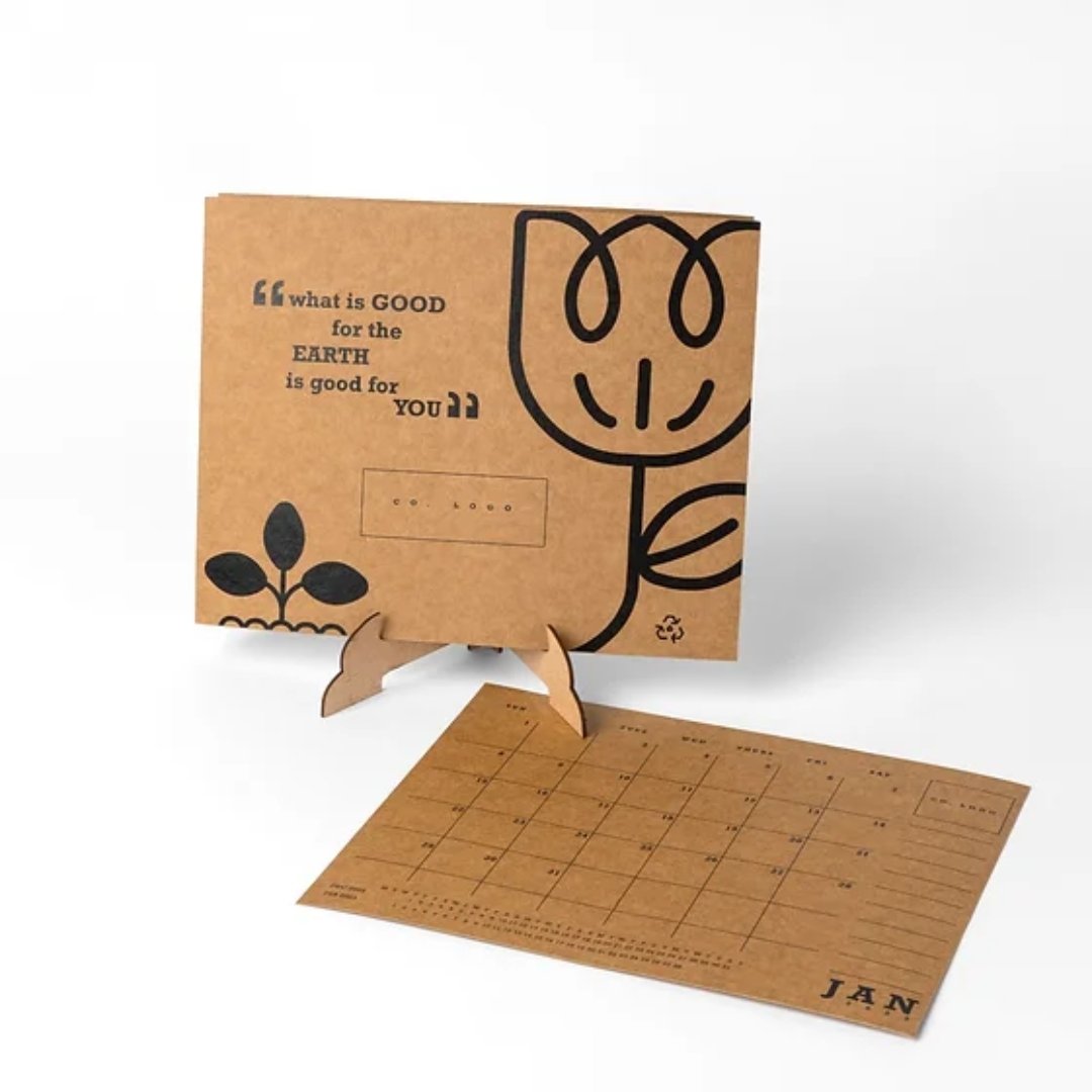 Numic Desk Calendar with MDF Stand 2023