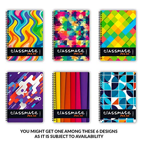 Classmate Plus 6 subject Spiral Notebook (24*18cm)