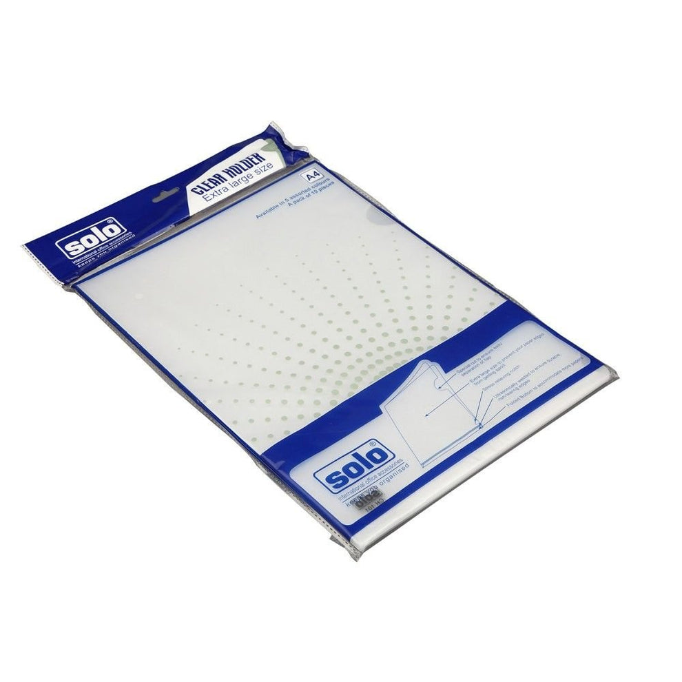 Solo Clear Folder A4 Size Pack Of 10 – Unicols