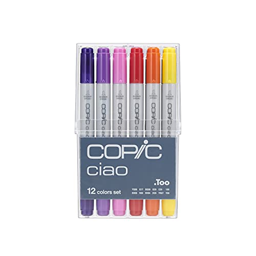 Copic Marker Ciao Basic Set (12 pc)