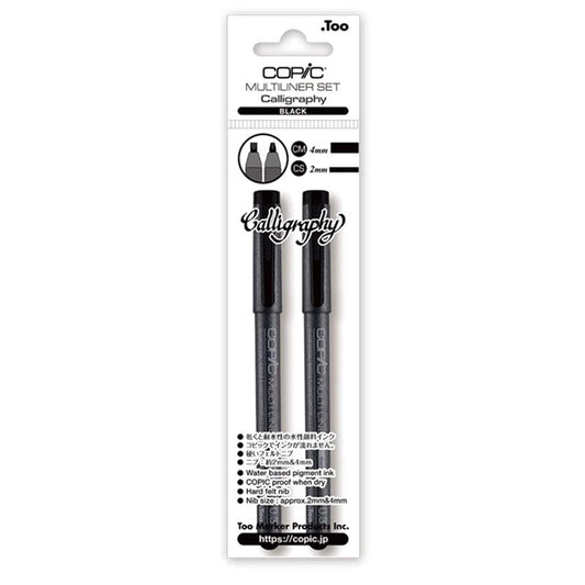 Copic Multiliner Calligraphy Pen CM and CS