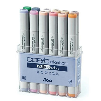 Copic Sketch Marker 12 Color Set
