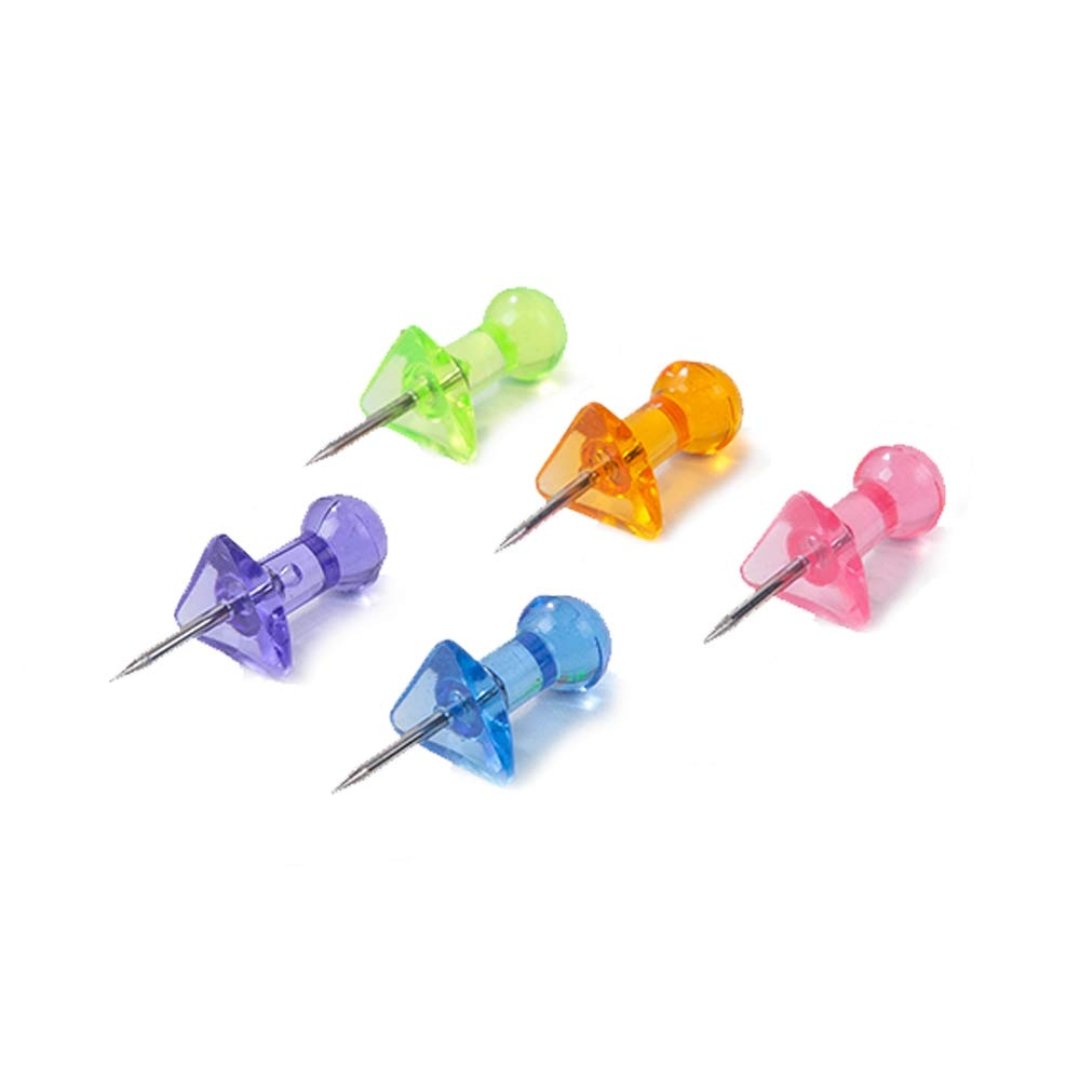 Deli Assorted Color Push Pins 23mm