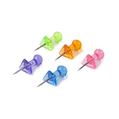 Deli Assorted Color Push Pins 23mm