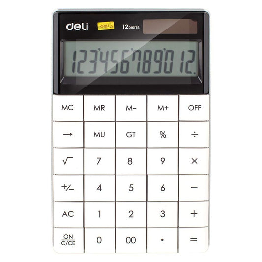 Deli Modern Compact Calculator 12 Digit