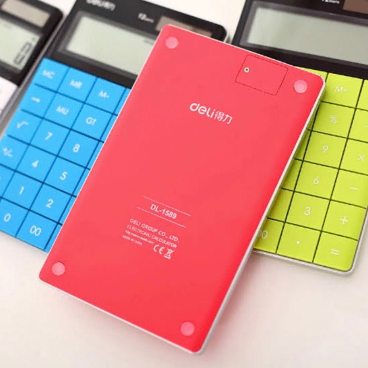 Deli Modern Compact Calculator 12 Digit