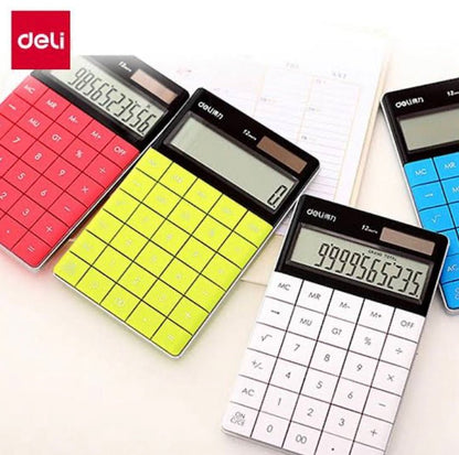 Deli Modern Compact Calculator 12 Digit