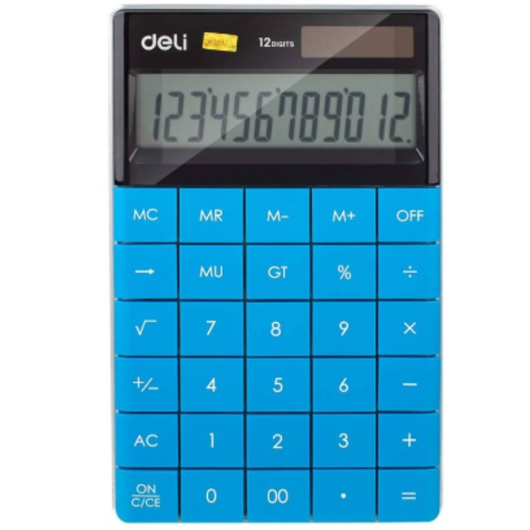 Deli Modern Compact Calculator 12 Digit