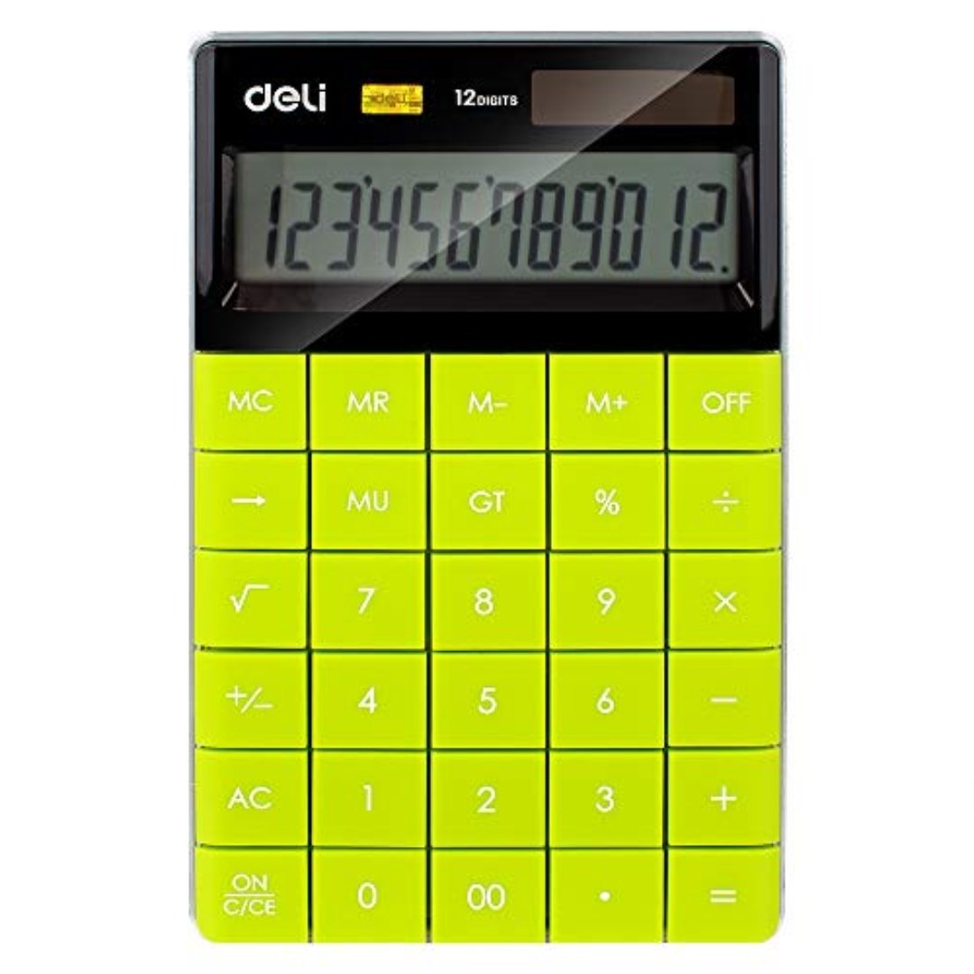 Deli Modern Compact Calculator 12 Digit